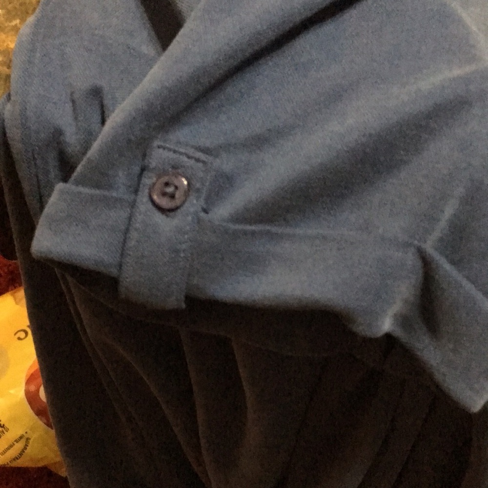 Tahari Blue Short sleeves  dress NWT - Picture 8 of 8